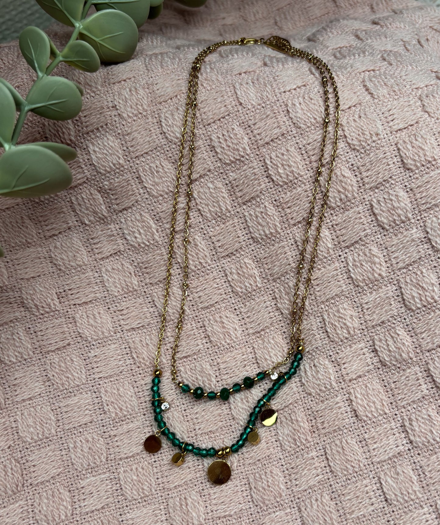 Ketting dubbel groen