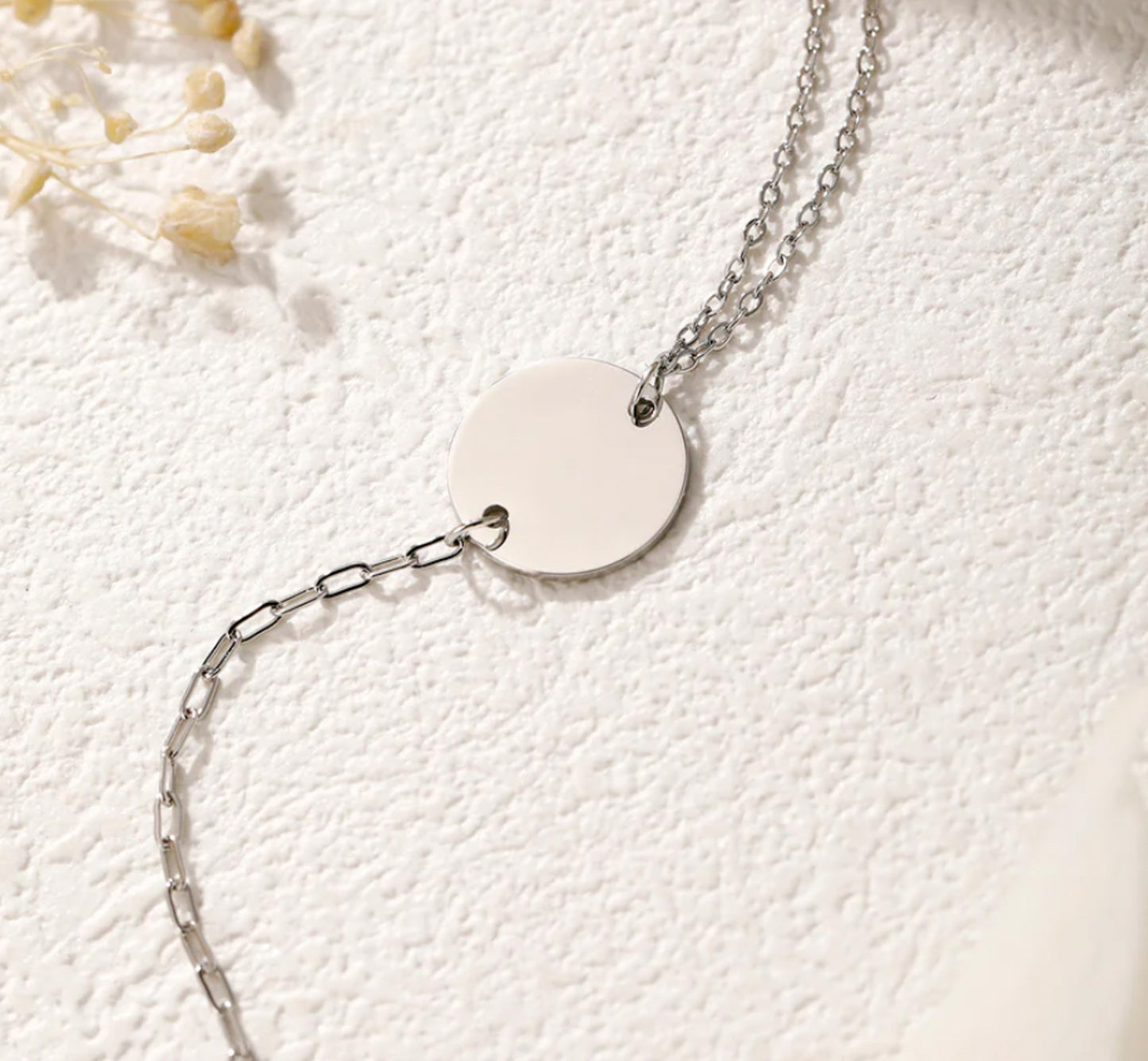 Armband fijn asymmetrisch zilver