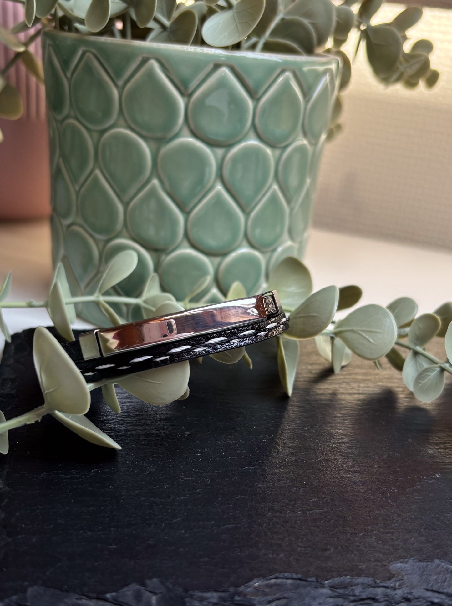 Armband dubbel zilver