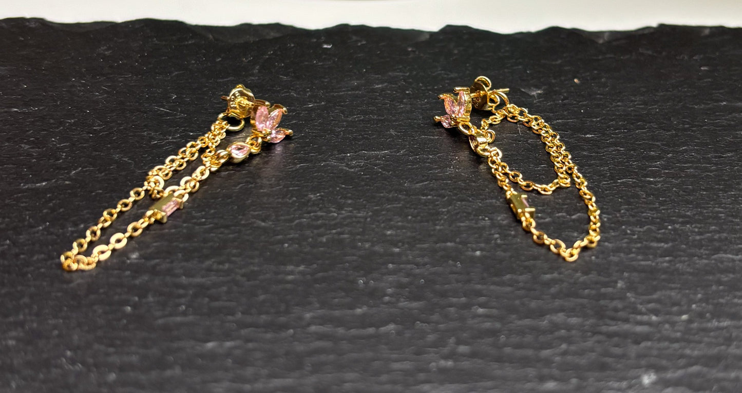 Oorbel ketting