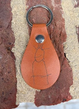 Sleutelhanger leder