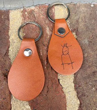 Sleutelhanger leder