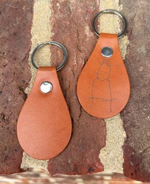 Sleutelhanger leder