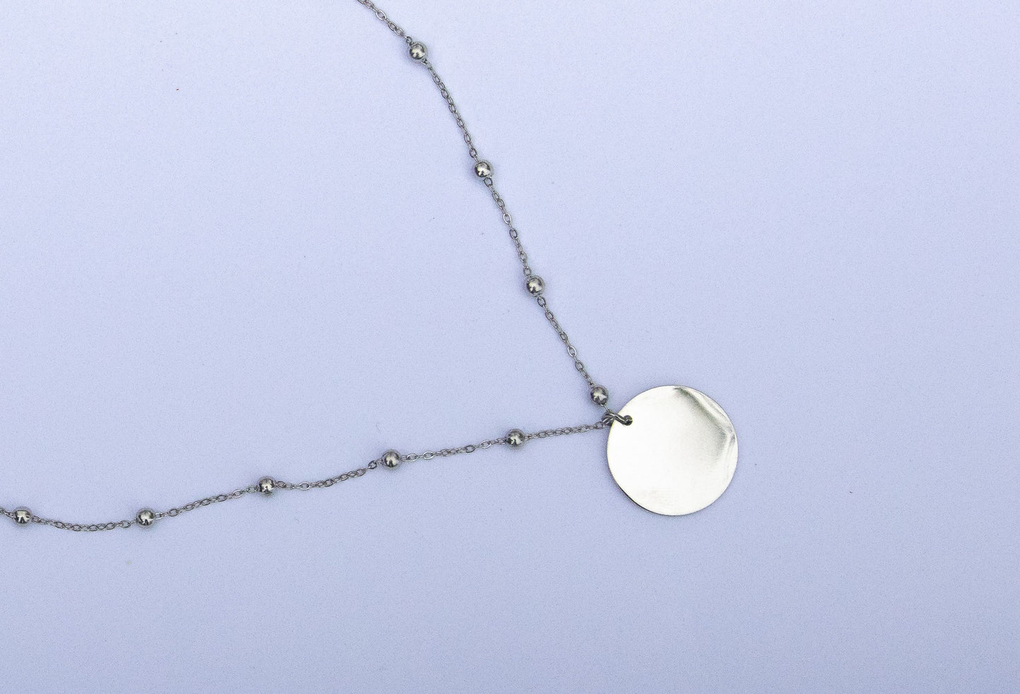 Ketting bolletjes zilver