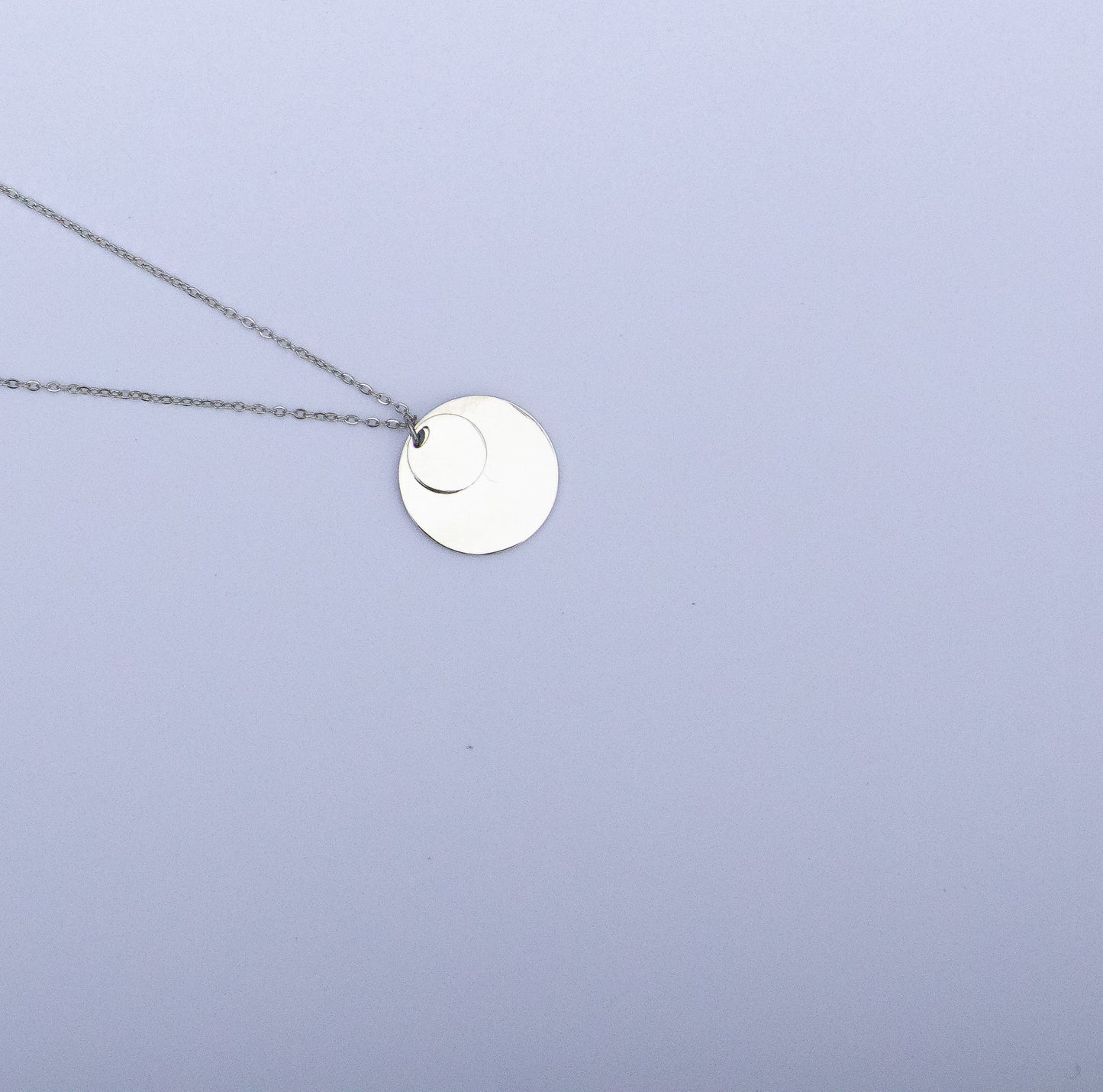Ketting extra disc zilver