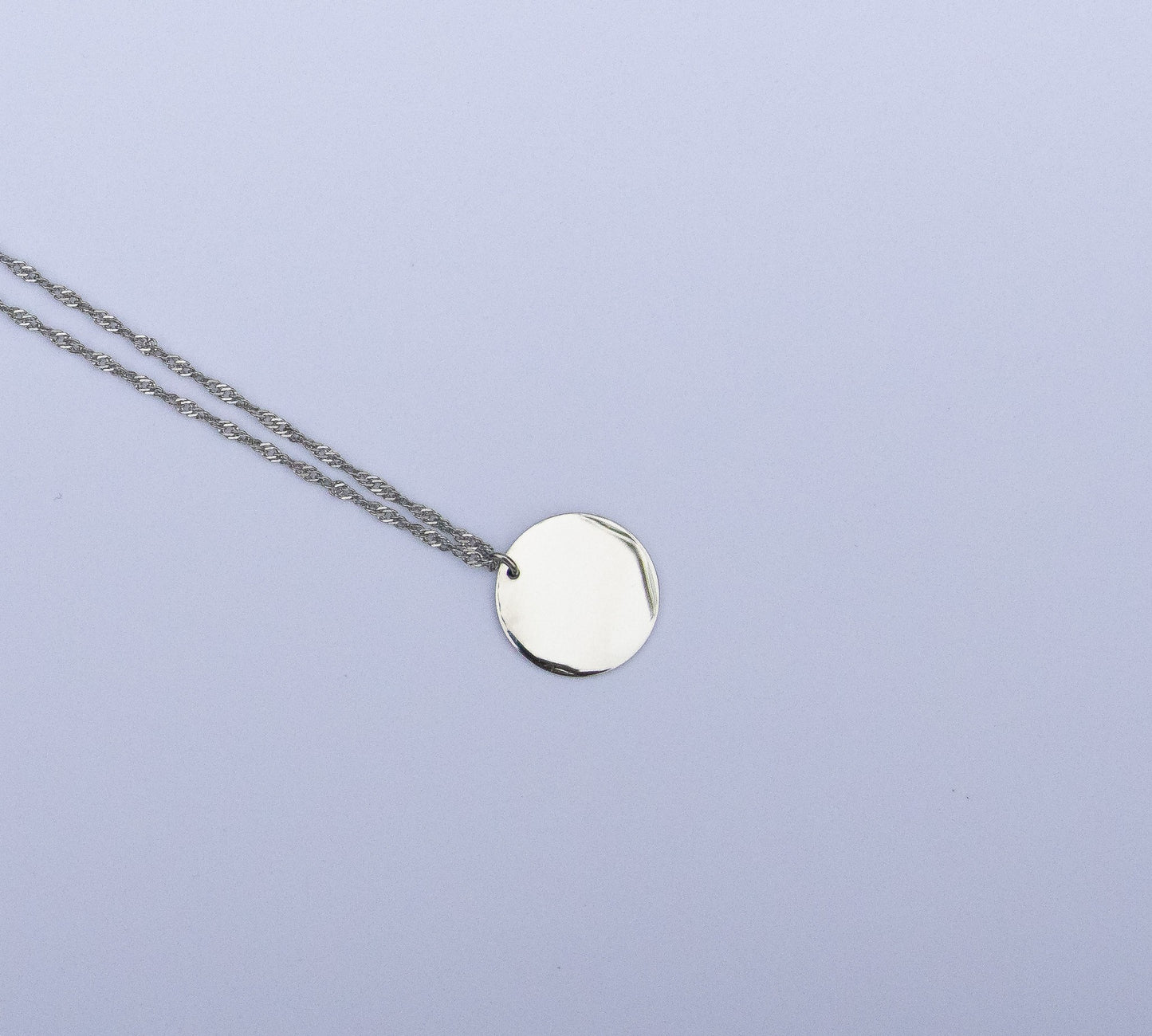Ketting fijn gedraaid zilver