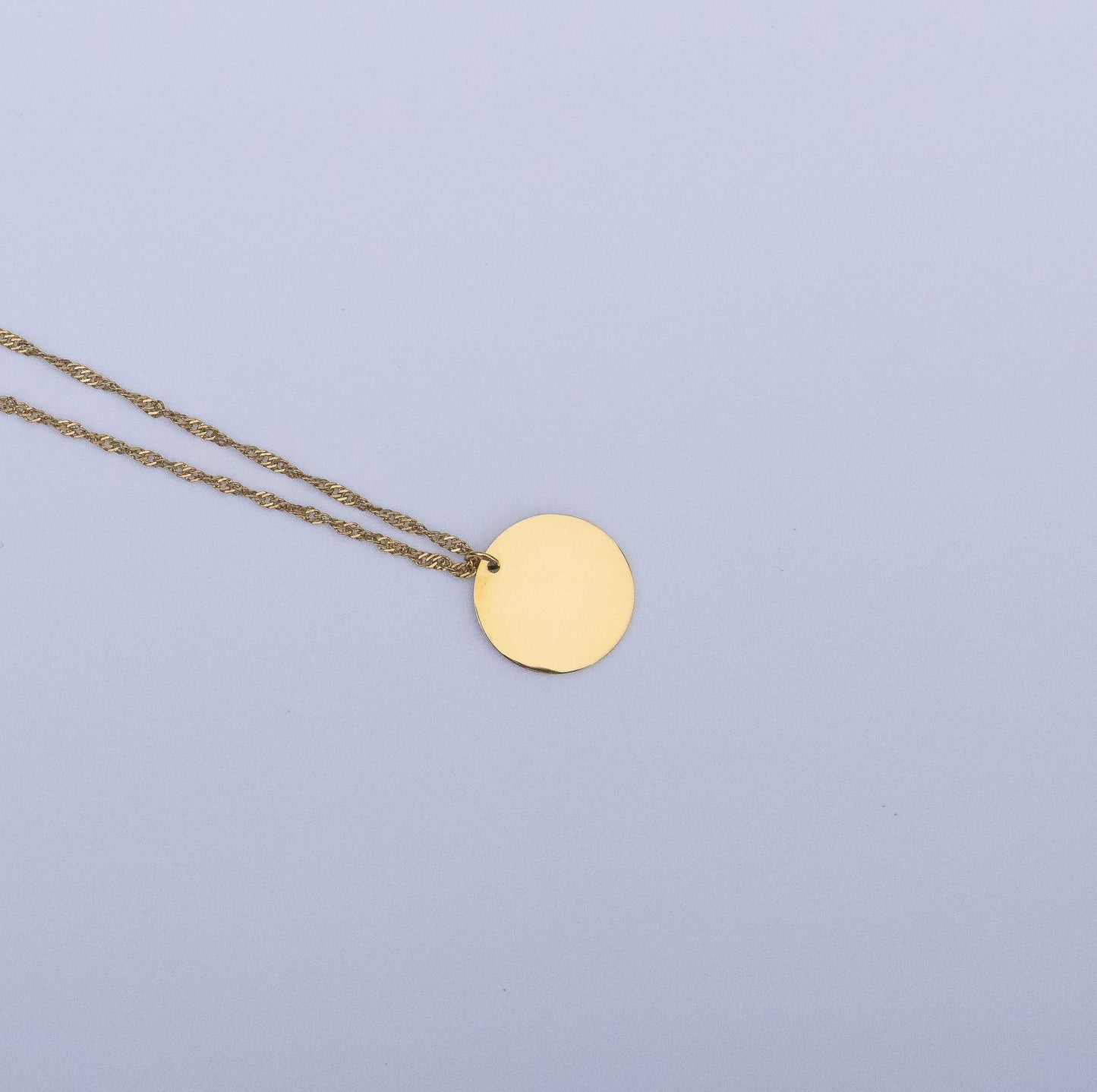 Ketting fijn gedraaid goud