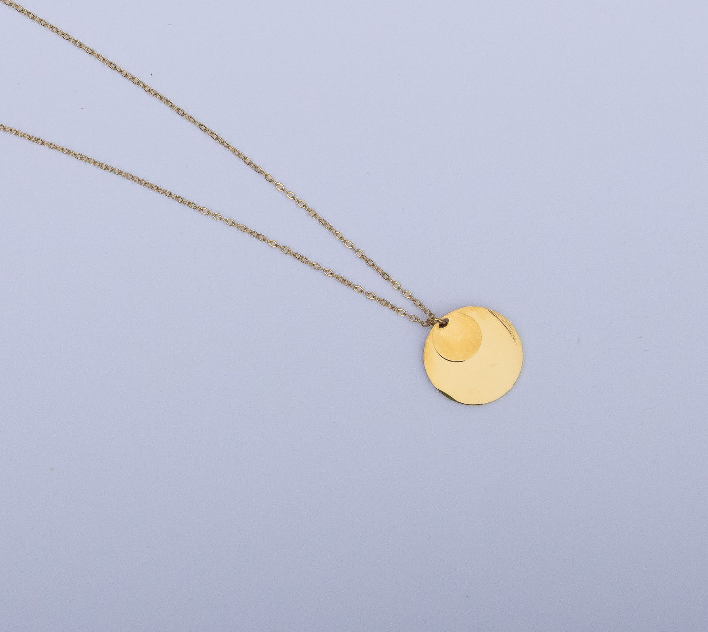 Ketting extra disc goud