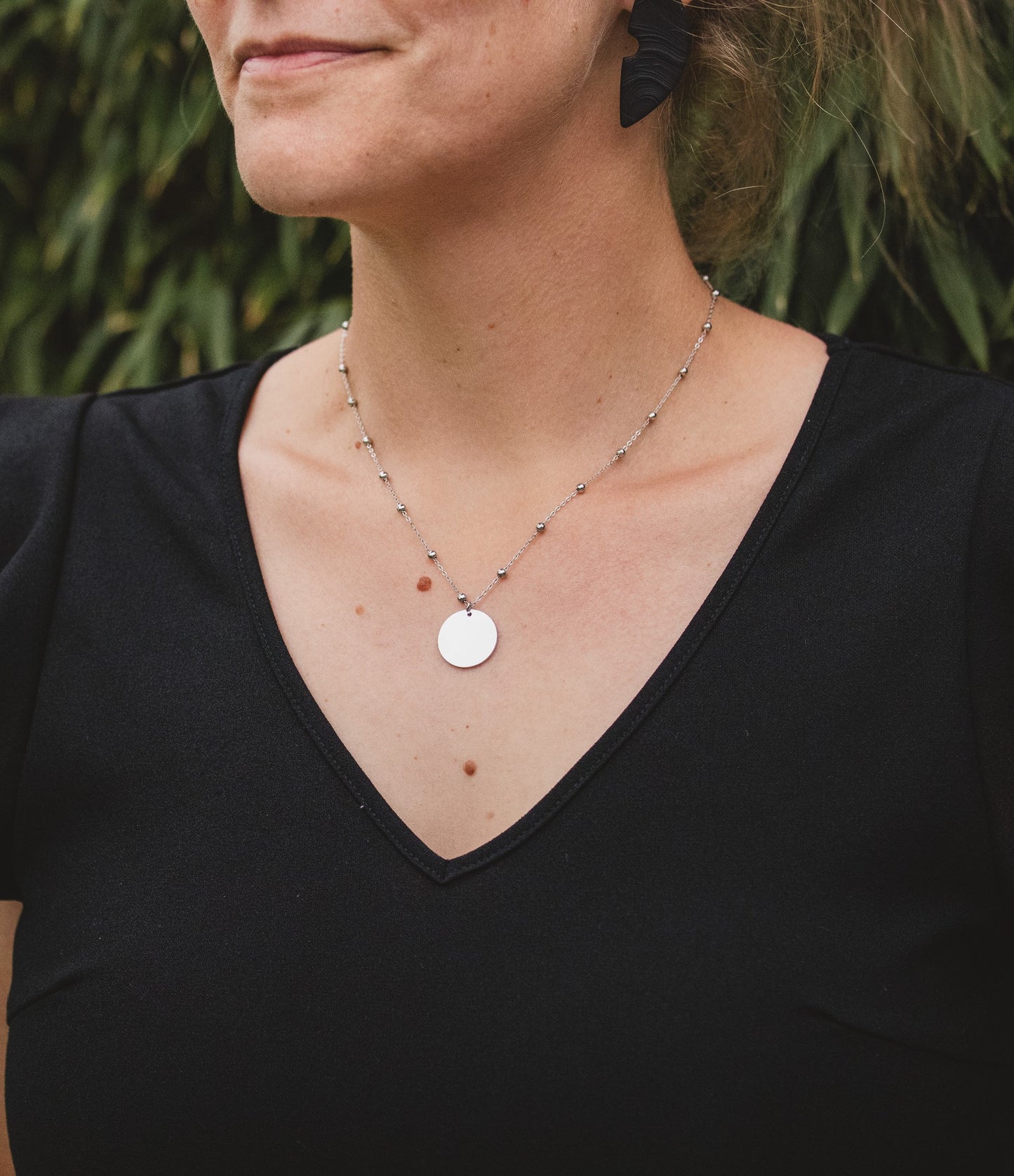Ketting bolletjes zilver