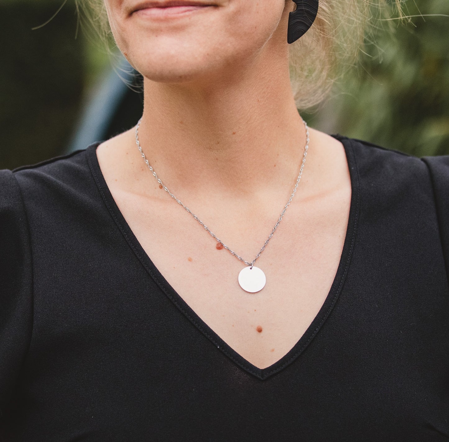 Ketting fijn gedraaid zilver