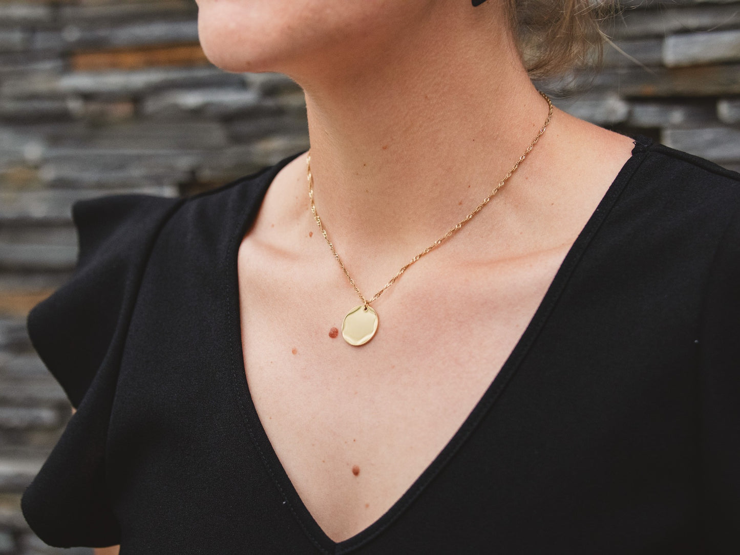 Ketting fijn gedraaid goud