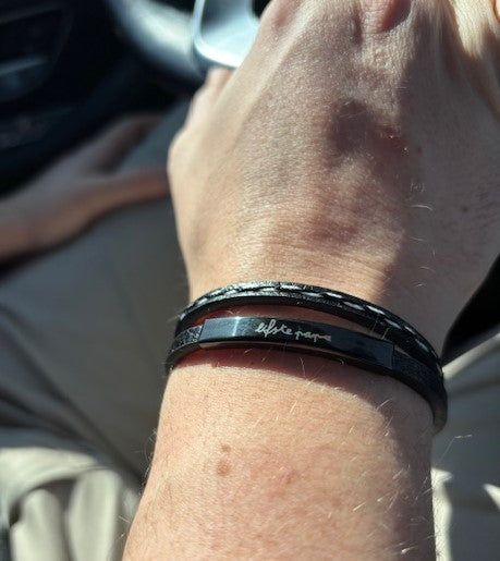 Armband dubbel zilver