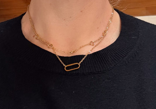 Ketting dubbel goud
