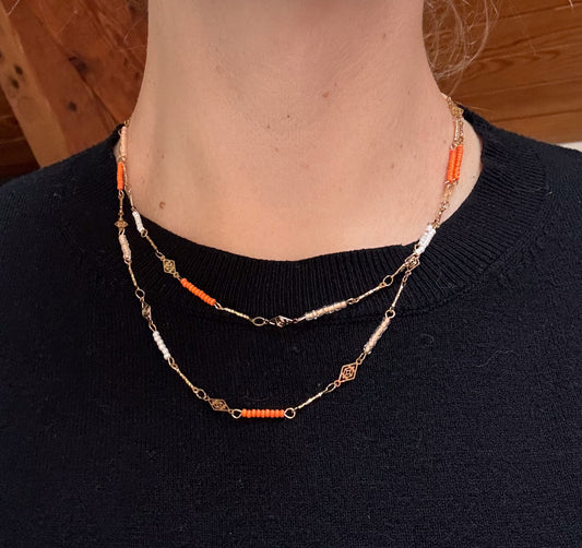 Ketting dubbel oranje