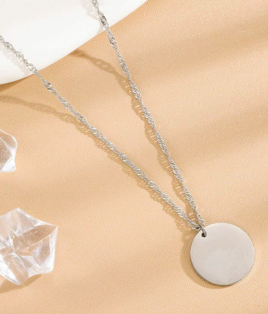 Ketting fijn gedraaid zilver