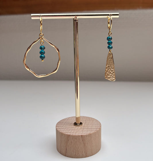 Oorbellen blauw