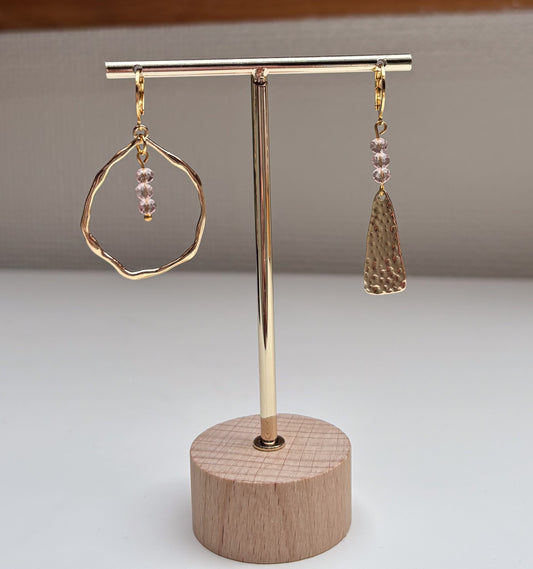 Oorbellen roze