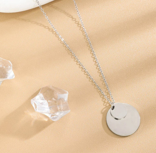 Ketting extra disc zilver