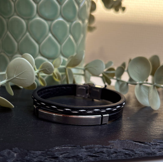 Armband dubbel zilver