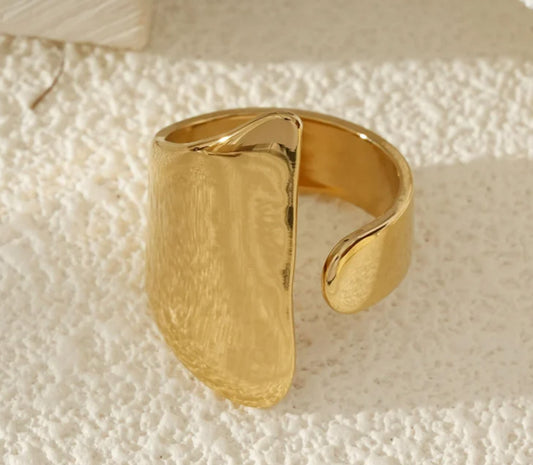 Ring glad goud