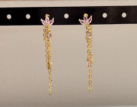 Oorbel ketting