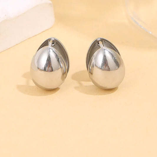 Studs druppel zilver