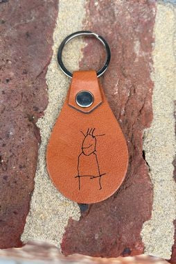 Sleutelhanger leder