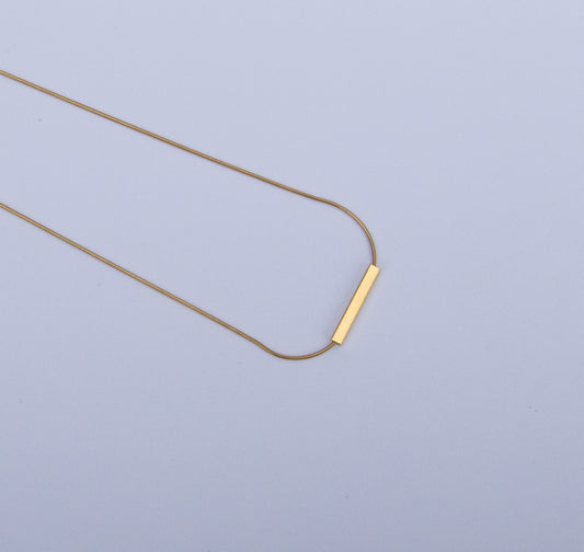 Ketting goud staafje