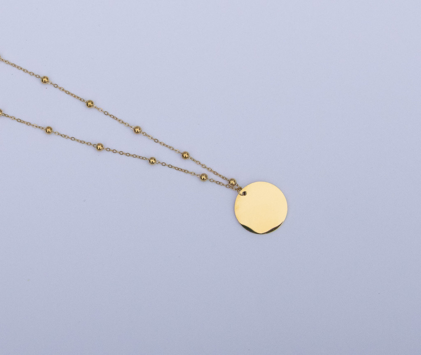 Ketting bolletjes goud