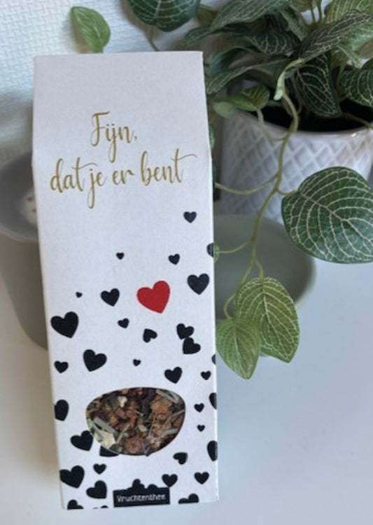 'Fijn dat je er bent' thee